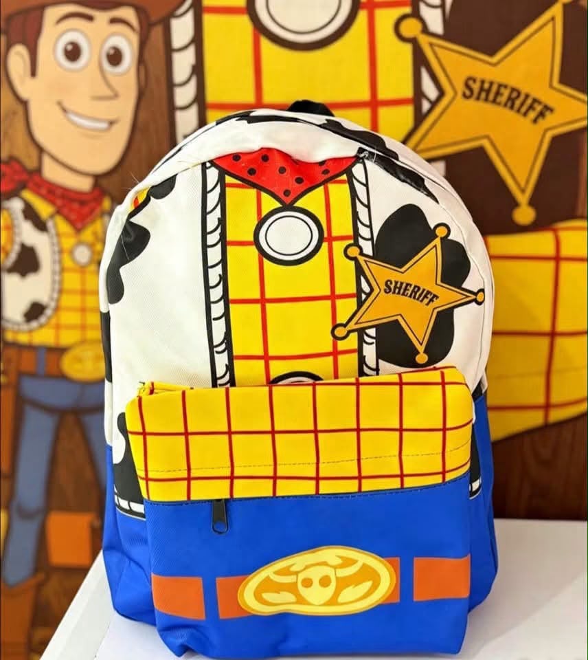 Mochila Woody Toy Story con diseño de traje de Sheriff